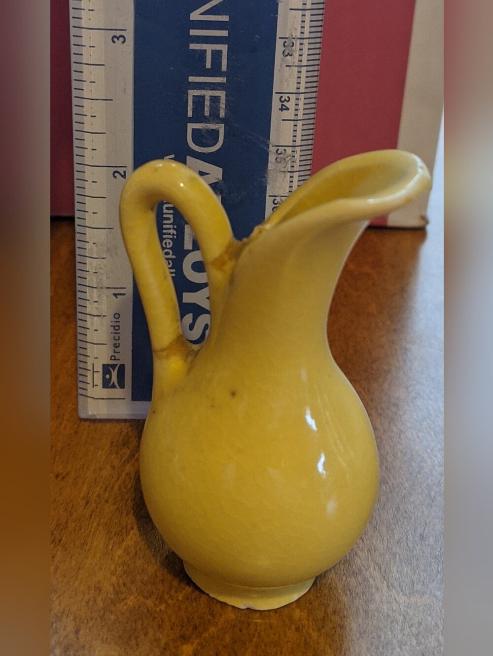 Vintage Yellow Ceramic Vase